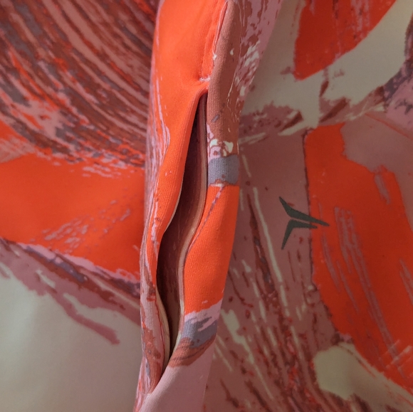 OLD NAVY • Active Powersoft Neon Pink & White Marble Highrise Leggings Size Larg - Picture 6 of 10